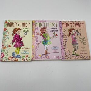Nancy Clancy Books by Jane O'Connor, Lot of 3, Super Sleuth, Secret‎ Admirer
